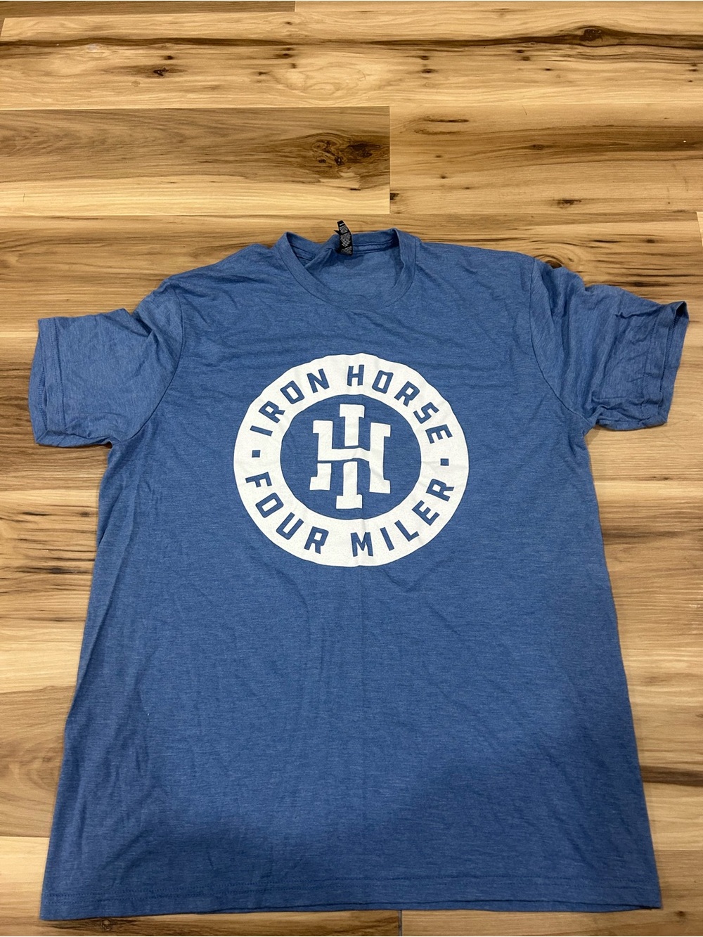 Four Miler Men's Blue Graphic Tee